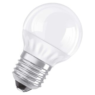 Osram LED Tropfen 3W fast wie 25W E27 Matt CLASSIC P 20 warmweiß 2700K