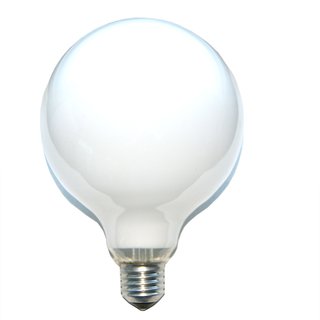 1 x Globe Glühbirne 60W E27 OPAL G120 125mm Globelampe 60 Watt Glühlampe Glühbirnen Glühlampen