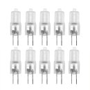 10 x G4 Halogen Stiftsockellampe 10W 12V MATT Halogenlampe UV Stop made in Germany