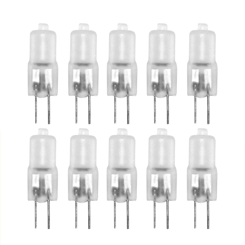 10 x G4 Halogen Stiftsockellampe 20W 12V MATT Halogenlampe warmweiß d