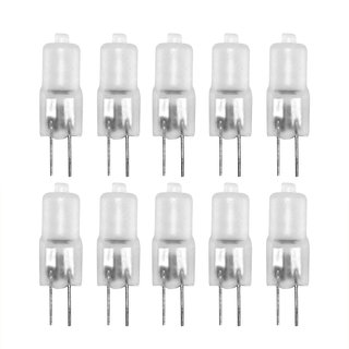 10 x G4 Halogen Stiftsockellampe 20W 12V MATT Halogenlampe warmweiß dimmbar