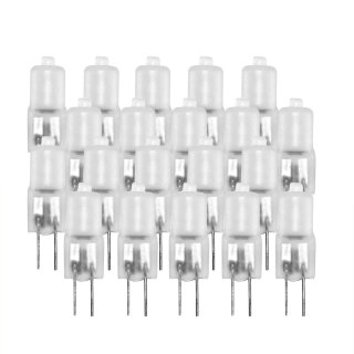 20 x G4 Halogen Stiftsockellampe 20W 12V MATT Halogenlampe warmweiß dimmbar