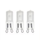3 x G9 Hochvolt Halogen 25W MATT Stiftsockel Halogenlampe...