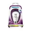 Philips LED Leuchtmittel Tropfenform 4W = 25W E27 klar 250lm A+