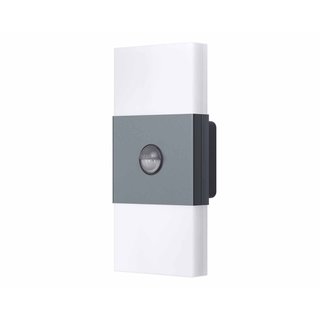 Osram 73280 Noxlite LED Wall Double 2 x 6W Sensor Außenleuchte mit Bewegungs und Tageslichtsensor