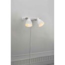 Nordlux Wandleuchte Largo Wall 2-flammig Weiß IP20 max. 2 x 25W E27 ohne Leuchtmittel verstellbar