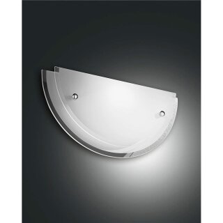 Fabas Luce Wandleuchte Hill Weiß IP20 max. 60W E27 ohne Leuchtmittel