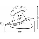 Osram Dood LED-Nachtlicht mit Taschenlampenfunktion im Pilz-Design 46628