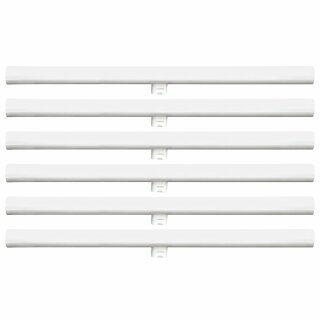 6 x Müller-Licht LED Linienlampe 50cm 8W S14d 380lm warmweiß 2700K 1 Sockel Ra>90