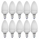 10 x Müller-Licht ESL Energiesparlampe Kerze 7W = 31W E14 300lm extra warmweiß 2300K