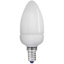 10 x Müller-Licht Energiesparlampe Kerzenform 7W = 34W E14 matt 350lm warmweiß 2700K