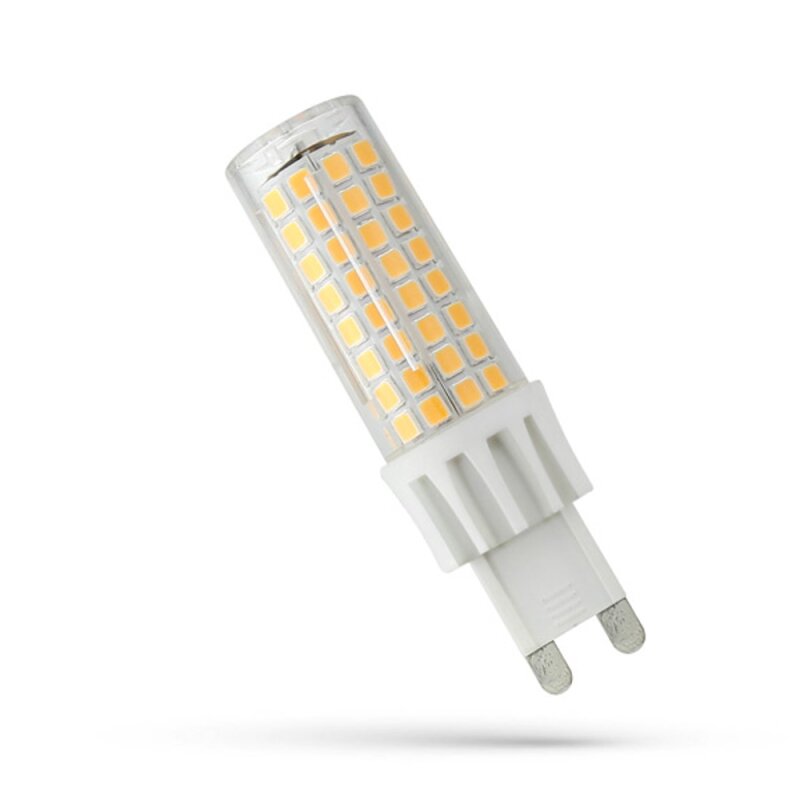 Spectrum LED Leuchtmittel Stiftsockellampe 7W 59W 770lm G9 warmweiß 
