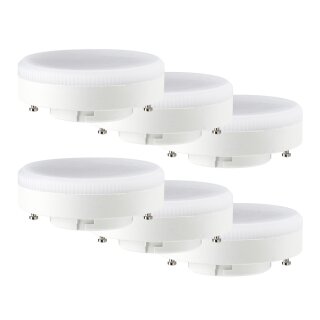 6 x LED Leuchtmittel 10W GX53 matt 932lm warmweiß 2700K