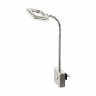 Eglo LED Steckerleuchte Litago Nickel matt IP20 4W 350lm warmweiß 3000K Touchschalter