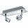 Ranex LED Wand- & Deckenleuchte Badleuchte schwenkbar Silber IP44 25cm 2 x 5,4W 500lm warmweiß 2700K