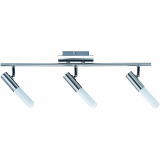 Paulmann Wand- & Deckenleuchte Phorus Spotlight Nickel gebürstet 3 x 10W E14 436lm warmweiß 2700K