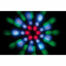 TIP Party LED Double Beam Leuchte Schwarz 15W Multicolor 230V
