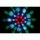 TIP Party LED Double Beam Leuchte Schwarz 15W Multicolor 230V