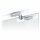 Ranex Spiegelleuchte Badleuchte Cosenza 23cm gebürstet Silber IP44 2 x 30W G9 405lm Halogen warmweiß 2800K
