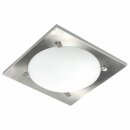 Ranex Deckenleuchte Badlampe Vado 28x28cm Edelstahl IP44...