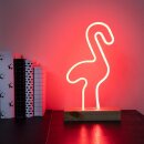 Smartwares LED Tischleuchte Neon Flex Flamingo 3W rosa USB Kabel & Netzteil Retro Design