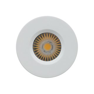 Smartwares LED Einbaustrahler Downlight Feuerschutz Weiß IP65 3,8W 320lm warmweiß 3000K 40°