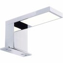 Ranex LED Spiegelleuchte Badleuchte Jesolo Silber IP44 4,4W 270lm warmweiß 2700K