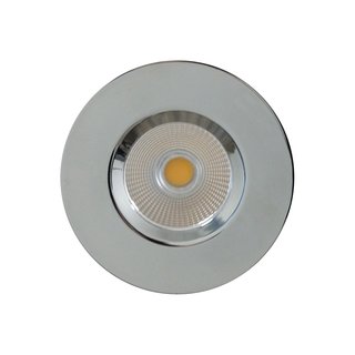 Smartwares LED Einbaustrahler Downlight Feuerschutz Chrom IP65 4,7W 320lm warmweiß 3000K 40°
