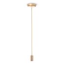 Smartwares Pendelleuchte Textilkabel roségold IP20...