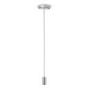 Smartwares Pendelleuchte Textilkabel silber IP20 max. 60W...