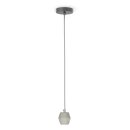 Smartwares Pendelleuchte Textilkabel grau Beton Sechseck max. 60W E27 ohne Leuchtmittel