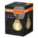 Osram LED Filament Vintage 1906 Tropfen 4,5W = 36W E14 klar gold extra warmweiß 2500K