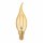 Osram LED Filament Vintage 1906 Windstoß Kerze 2,8W = 22W E14 klar gold extra warmweiß 2400K