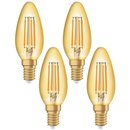 4 x Osram LED Filament Vintage 1906 Kerze 4,5W = 36W E14...