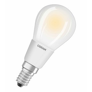 G45-6W INCANTO = 60W 3000K Glühbirne Lampe E14 LED Filament Tropfen matt 