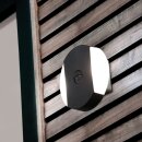 Osram LED Noxlite Wall Round 2 x 6W Sensor Außenleuchte mit Bewegungs und Tageslichtsensor rund