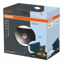 Osram LED Noxlite Wall Round 2 x 6W Sensor Außenleuchte mit Bewegungs und Tageslichtsensor rund