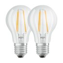 Ranex LED Tischlampe + Pendelleuchte Cinderella Weiß 2 x Filament 7W = 60W E27 klar warmweiß