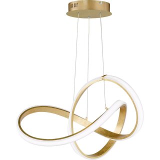 Wofi LED Deckenleuchte Pendelleuchte Indigo gold 44W 4400lm warmweiß 3000K dimmbar