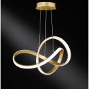 Wofi LED Deckenleuchte Pendelleuchte Indigo gold 44W 4400lm warmweiß 3000K dimmbar