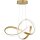 Wofi LED Deckenleuchte Pendelleuchte Indigo gold 44W 4400lm warmweiß 3000K dimmbar