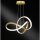Wofi LED Deckenleuchte Pendelleuchte Indigo gold 44W 4400lm warmweiß 3000K dimmbar