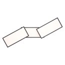 Brilliant LED Deckenleuchte Deckenaufbau Paneel Bility Panel 36W schwarz 3960lm warmweiß easyDim Lichtschalter dimmbar