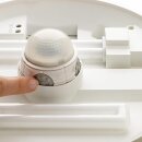 Steinel Außenleuchte Deckenleuchte DL 850 S Weiß rund IP44 2 x 9W 2G7 600lm Kompaktleuchtstofflampe