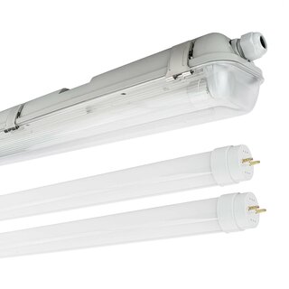 60cm 120cm LED Set Feuchtraumleuchte Wannenleuchte Röhre Feuchtraumlampe IP65 