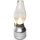 LightMe LED Akku-Tischleuchte Silber 0,4W 30lm warmweiß 2700K kabellos dimmbar