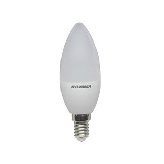 Sylvania LED Leuchtmittel Kerze ToLEDo 5W = 40W E14 matt 470lm warmweiß 2700K 180°