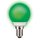 Sylvania LED Leuchtmittel ToLEDo Tropfen IP44 0,5W E14 70lm Grün