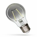 Spectrum LED Filament Leuchtmittel Birnenform A60 2,5W = 16W E27 klar Rauchglas 150lm Neutralweiß 4000K 270°