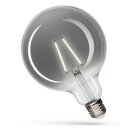 Spectrum LED Filament Leuchtmittel Globe G125 4,5W = 29W E27 klar Rauchglas 320lm Neutralweiß 4000K 270°